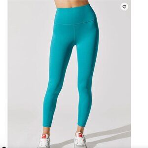 Carbon38 High Rise 7/8 Legging In Cloud Compression Dark Teal Size M $98